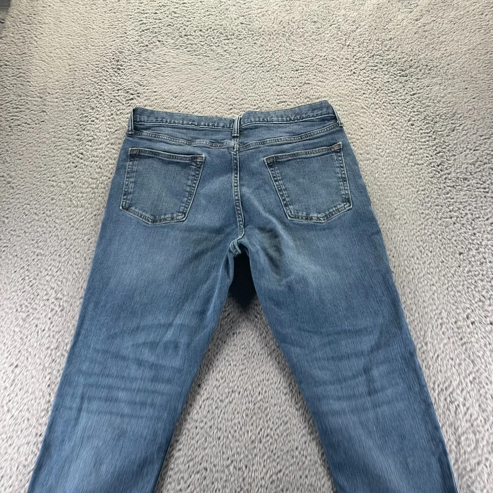 Old Navy‎ Built-In-Flex Jeans Mens 34x29 Blue Cotton Tapered Leg Faded Relaxed